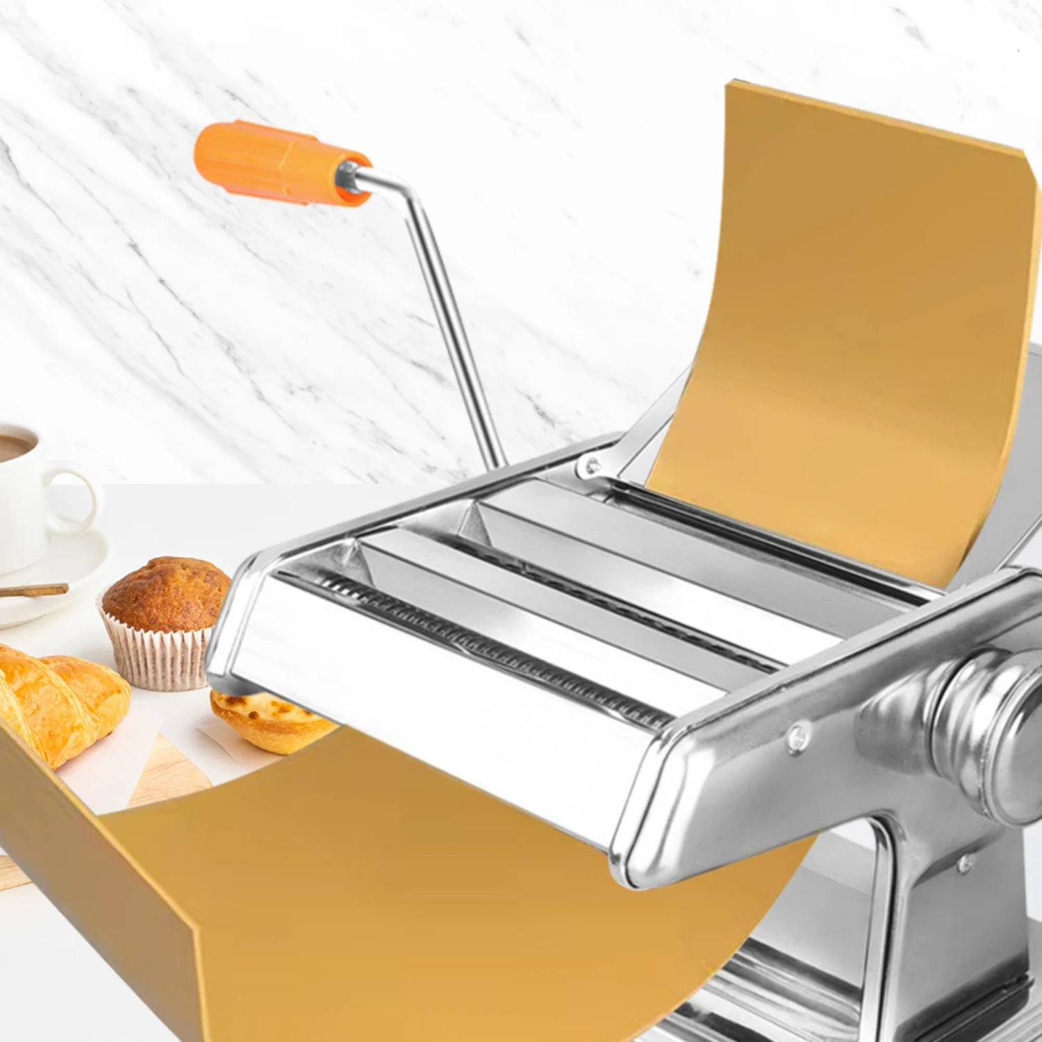 Nate | Manual Stainless Steel Pasta & Noodle Maker - Paste Maker